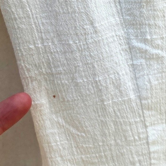 Princess Polly Womens size 4 Company for One white wrap dress-DEFECT👇🏼 - Picture 9 of 9